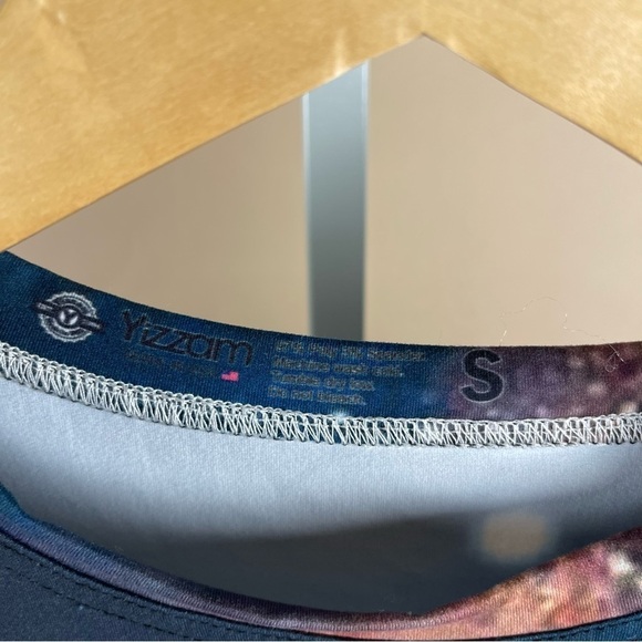 Yizzam Mens Small Galaxy Space Long Sleeve Shirt Graphic Print Hippie Nature - Picture 3 of 5